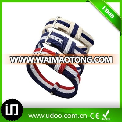 Custom printed nylon watch strap, fashion watch chain